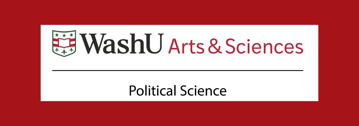 Logo for WashU Arts and Sciences Political Science deparment
