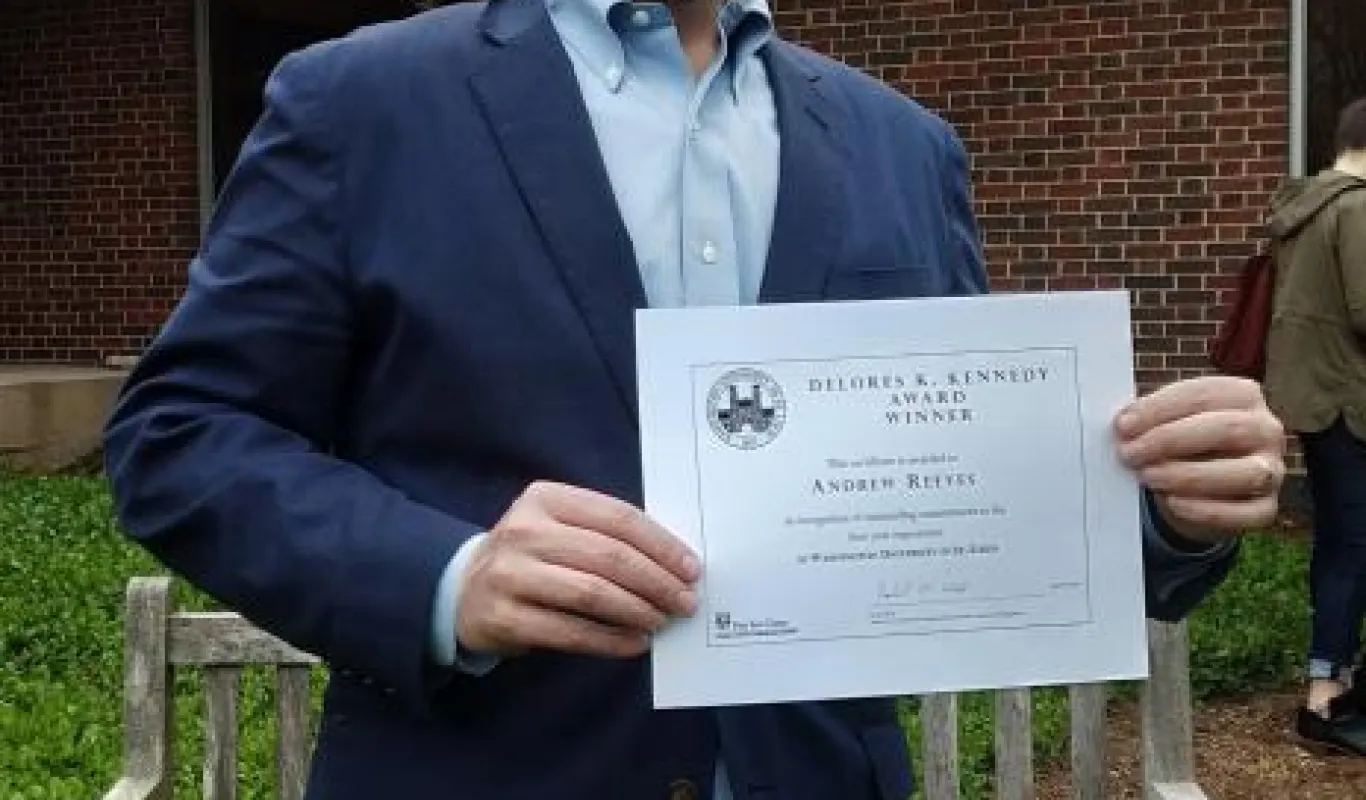 Prof. Andrew Reeves Wins Delores K. Kennedy Award | Department of ...