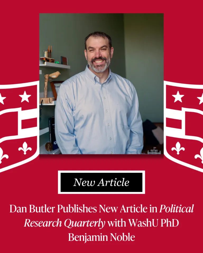 Daniel Butler | Department of Political Science