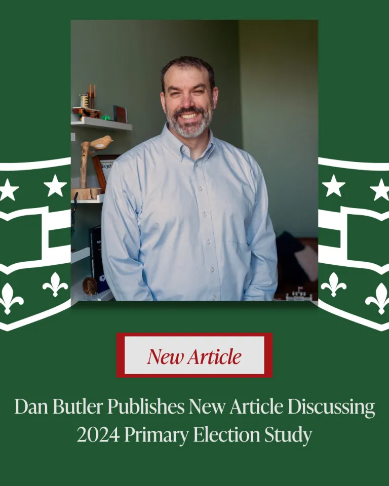 Daniel Butler | Department of Political Science